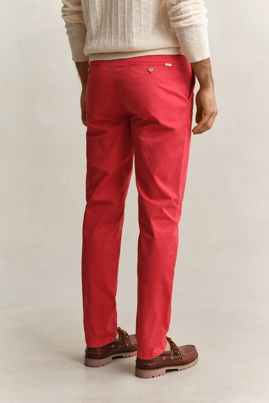 Pantalon chino effet d&eacute;lav&eacute;