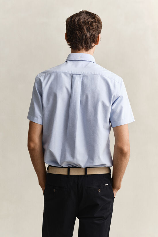 Chemise &agrave; manches courtes en coton Oxford classique