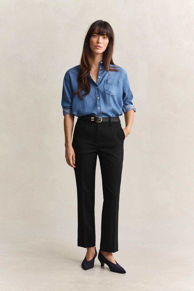 Pantalon habill&eacute; coupe slim