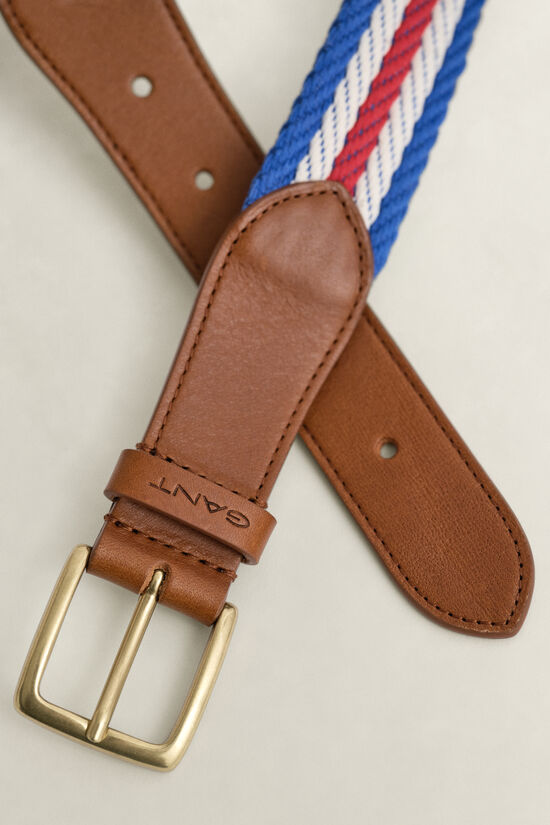 Ceinture en toile &agrave; rayures