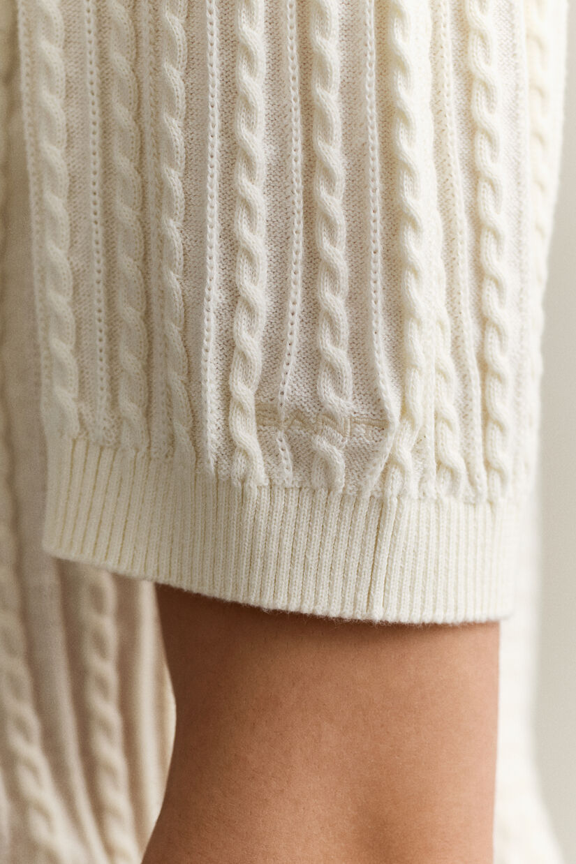Pull &agrave; manches courtes en coton