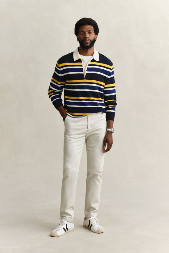 Pantalon chino &eacute;l&eacute;gant coupe slim
