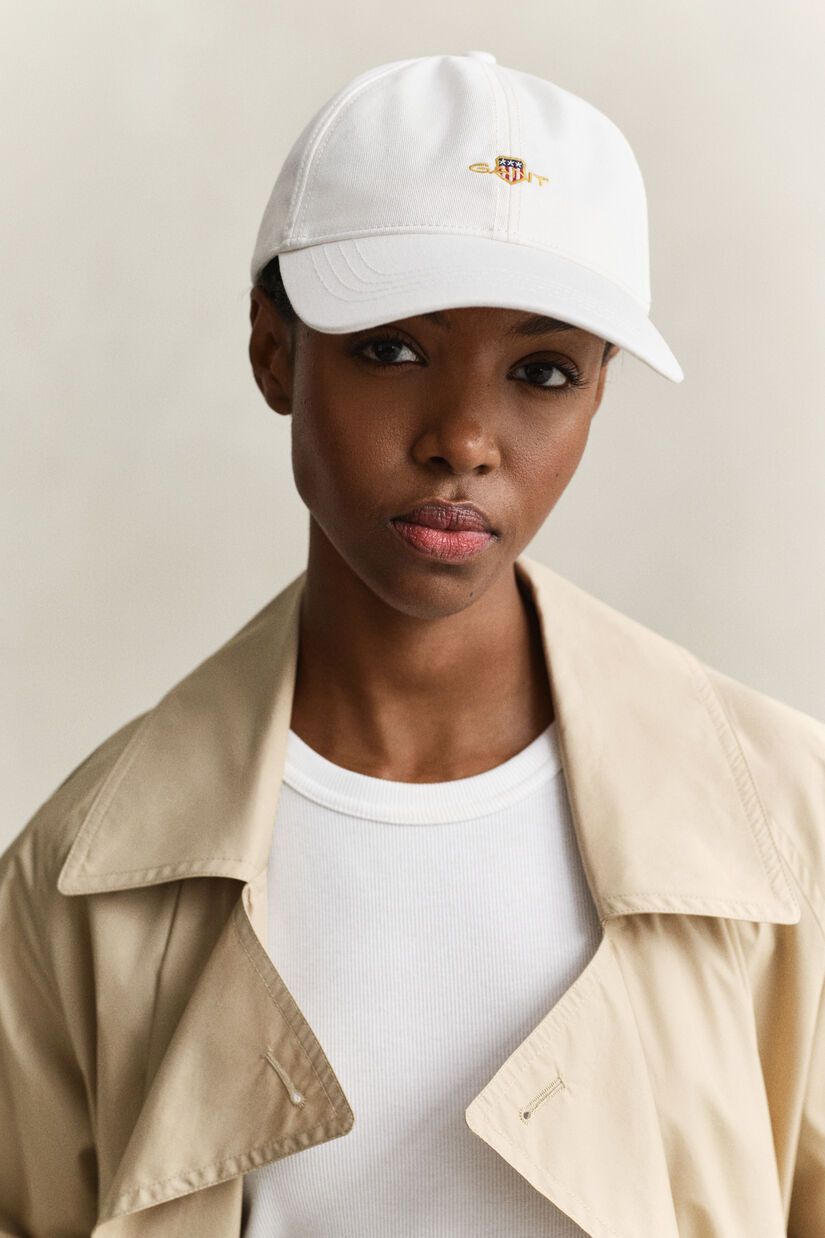 Casquette en serg&eacute; de coton Shield