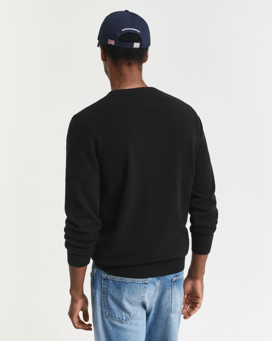 Pull ras du cou en laine d'agneau ultrafine