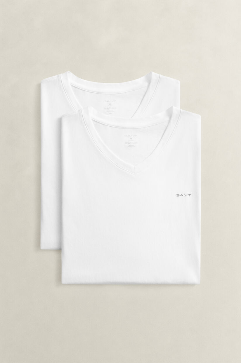 Lot de 2&nbsp;t-shirts col V