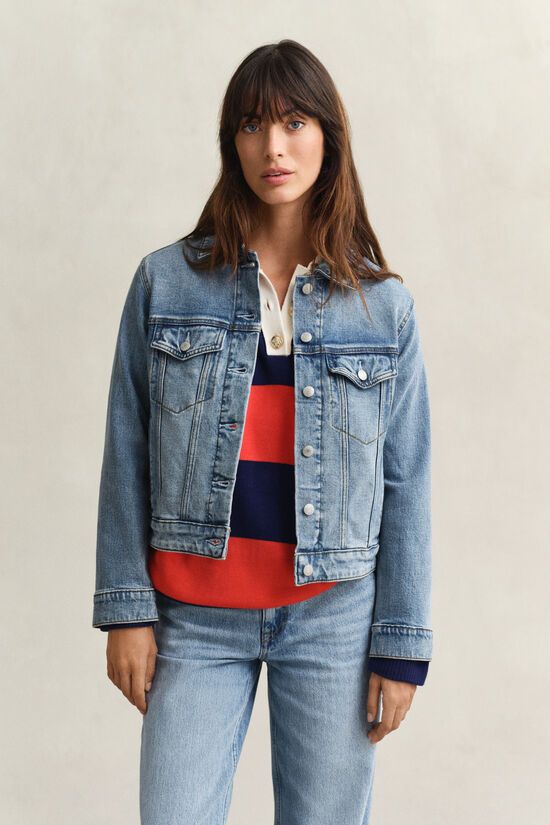 Veste trucker en denim