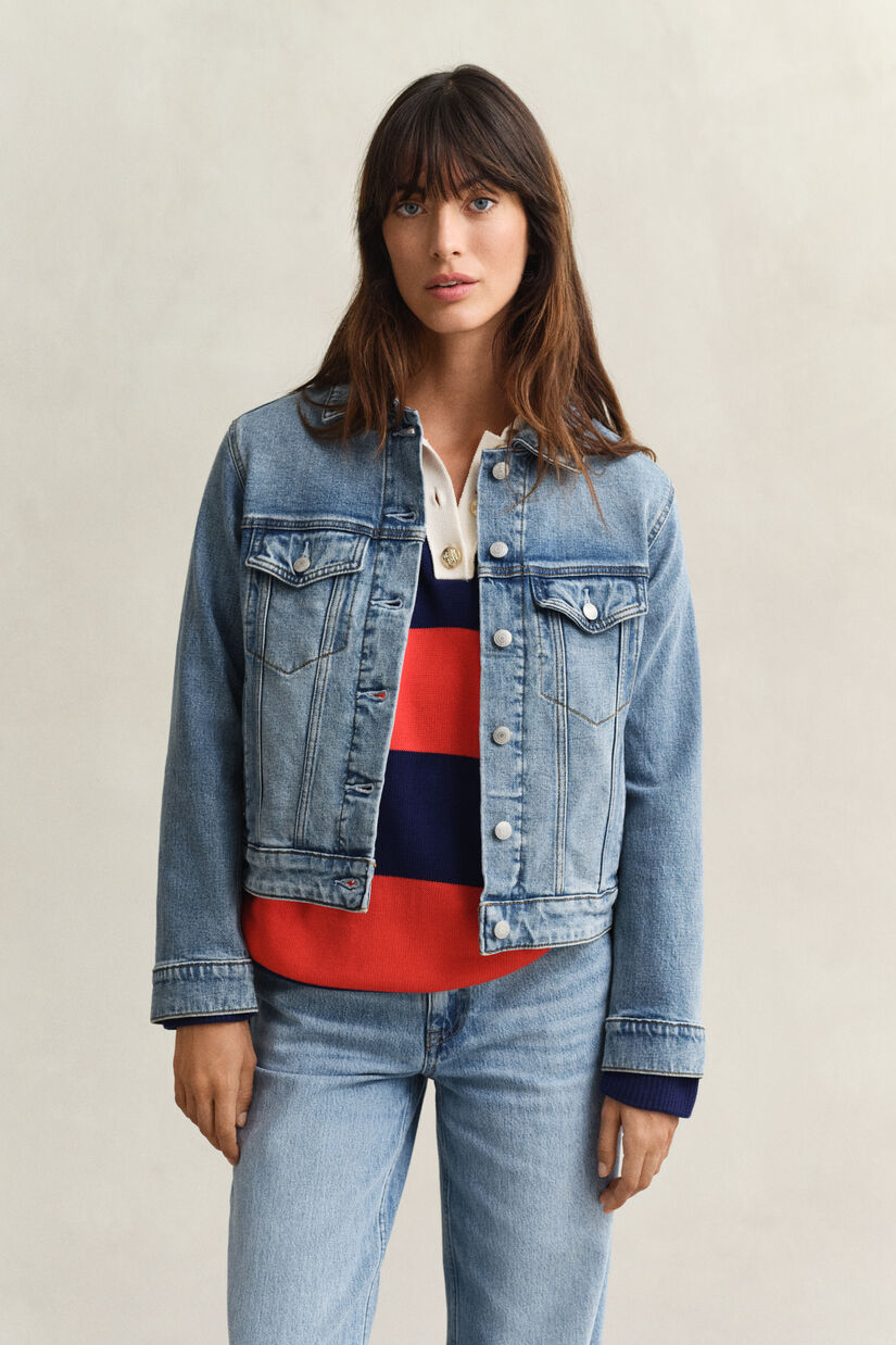 Veste trucker en denim