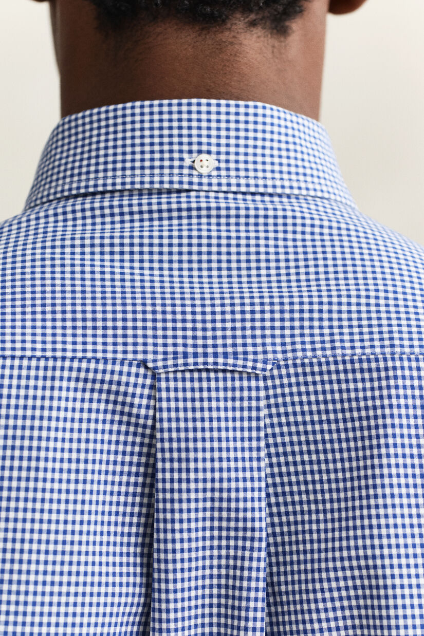Chemise vichy en popeline classique