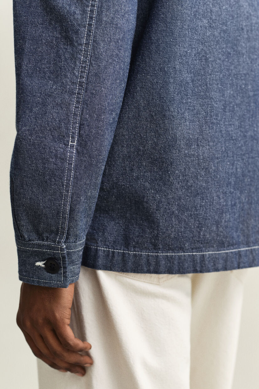 Surchemise en chambray