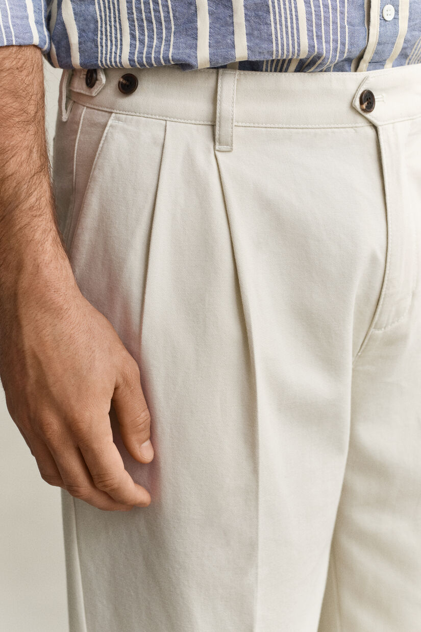 Pantalon chino en toile