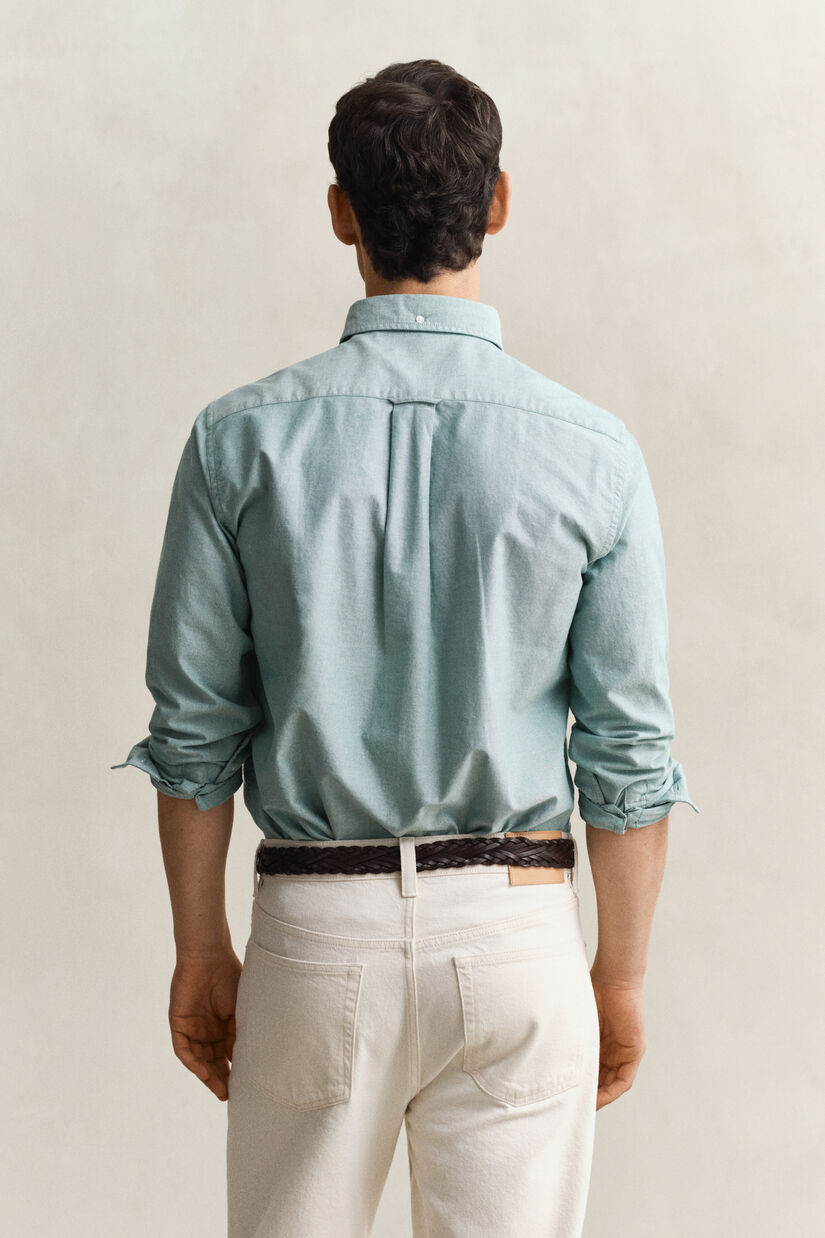 Chemise coupe regular en coton Oxford classique
