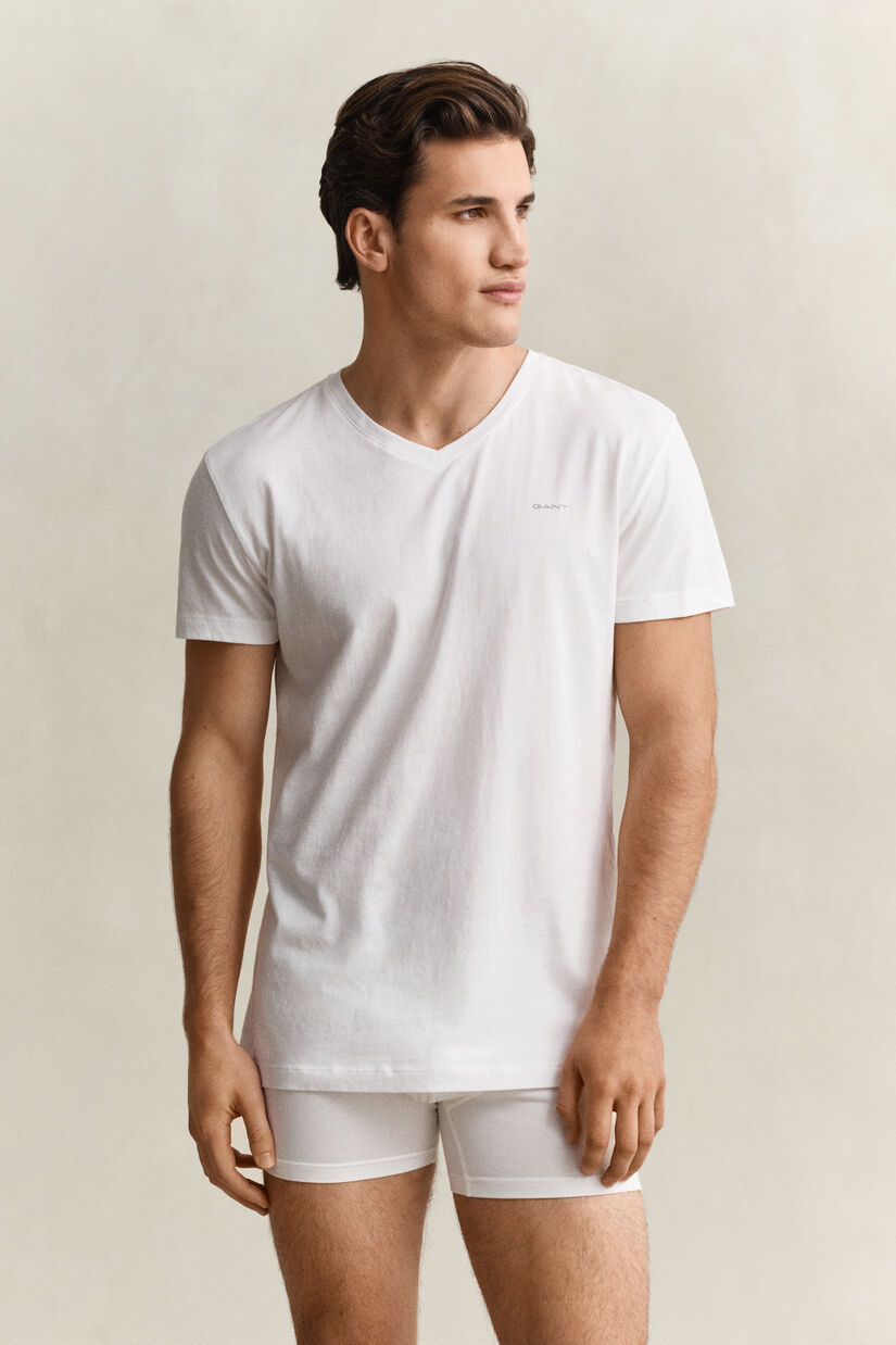 Lot de 2&nbsp;t-shirts col V