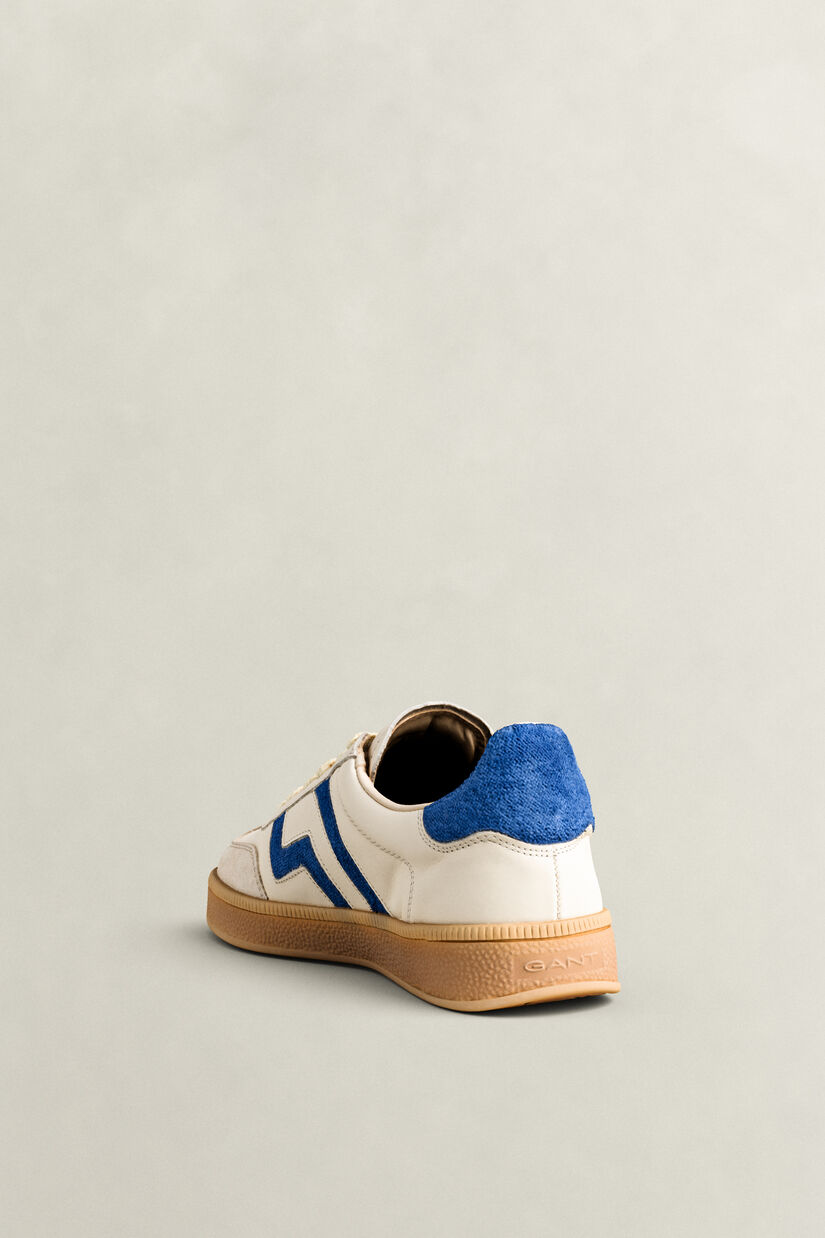 Baskets en cuir et daim Cuzima