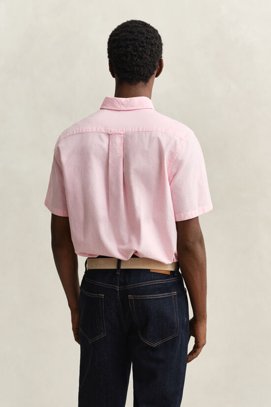 Chemise &agrave; manches courtes en coton Oxford classique