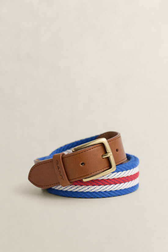 Ceinture en toile &agrave; rayures
