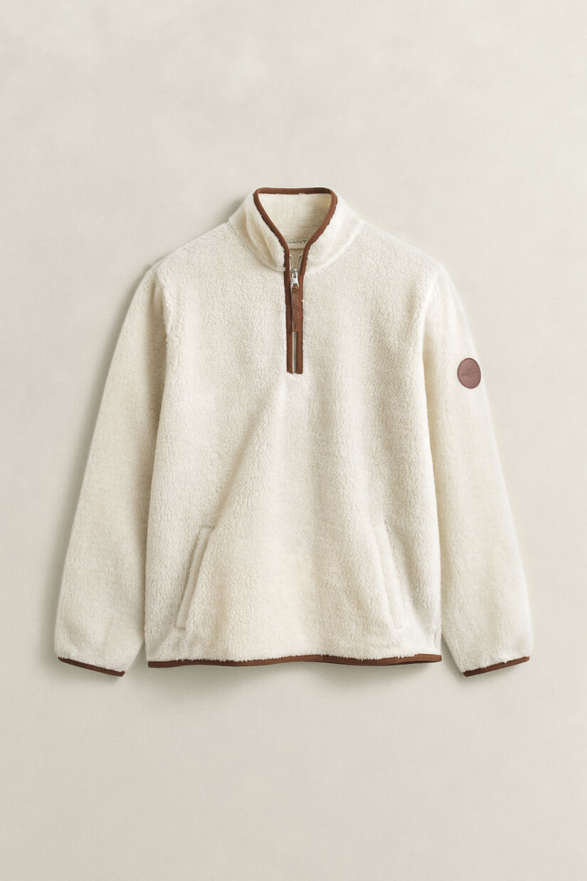 Polaire &agrave; demi-zip