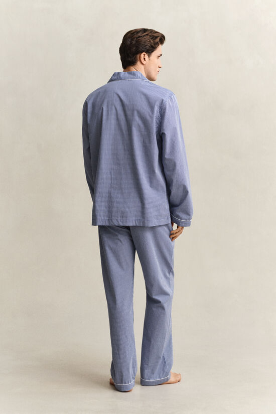 Pyjama en popeline &agrave; carreaux vichy