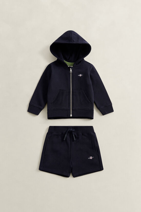 Ensemble sweat &agrave; capuche zipp&eacute;, t-shirt et pantalon de jogging Shield Gar&ccedil;on