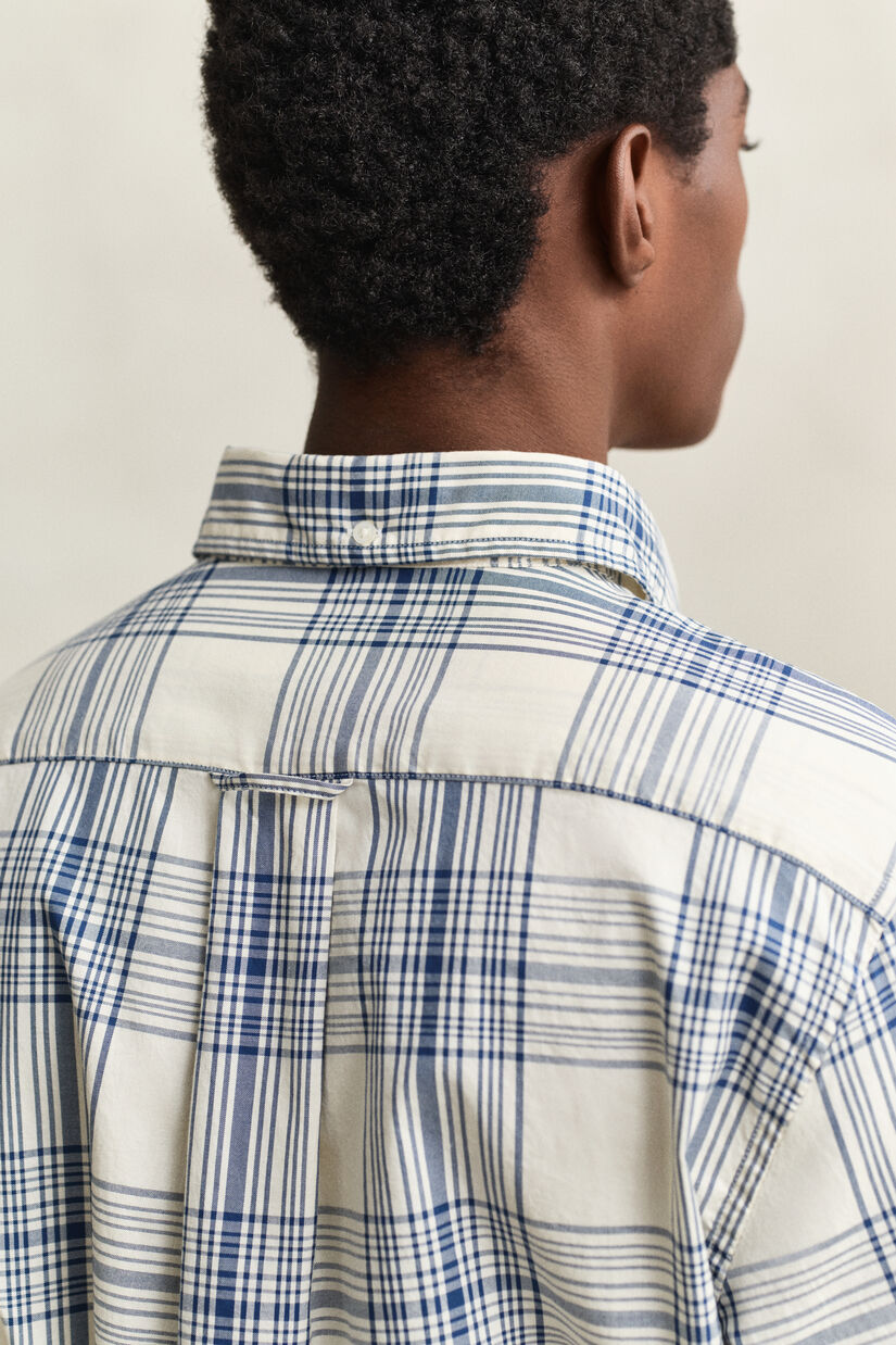 Chemise coupe regular &agrave; carreaux Dreamy Oxford