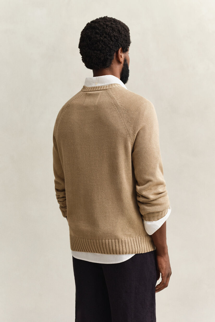 Pull en lin m&eacute;lang&eacute;