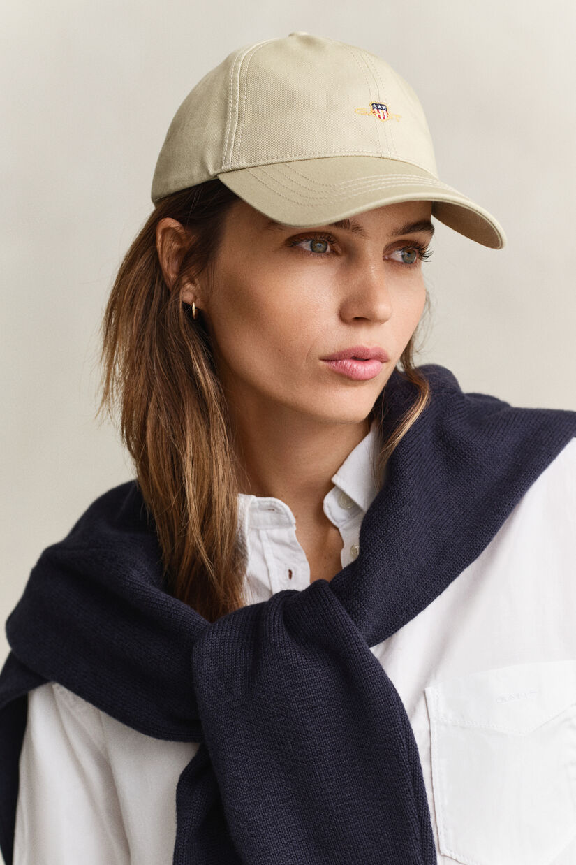 Casquette en serg&eacute; de coton Shield