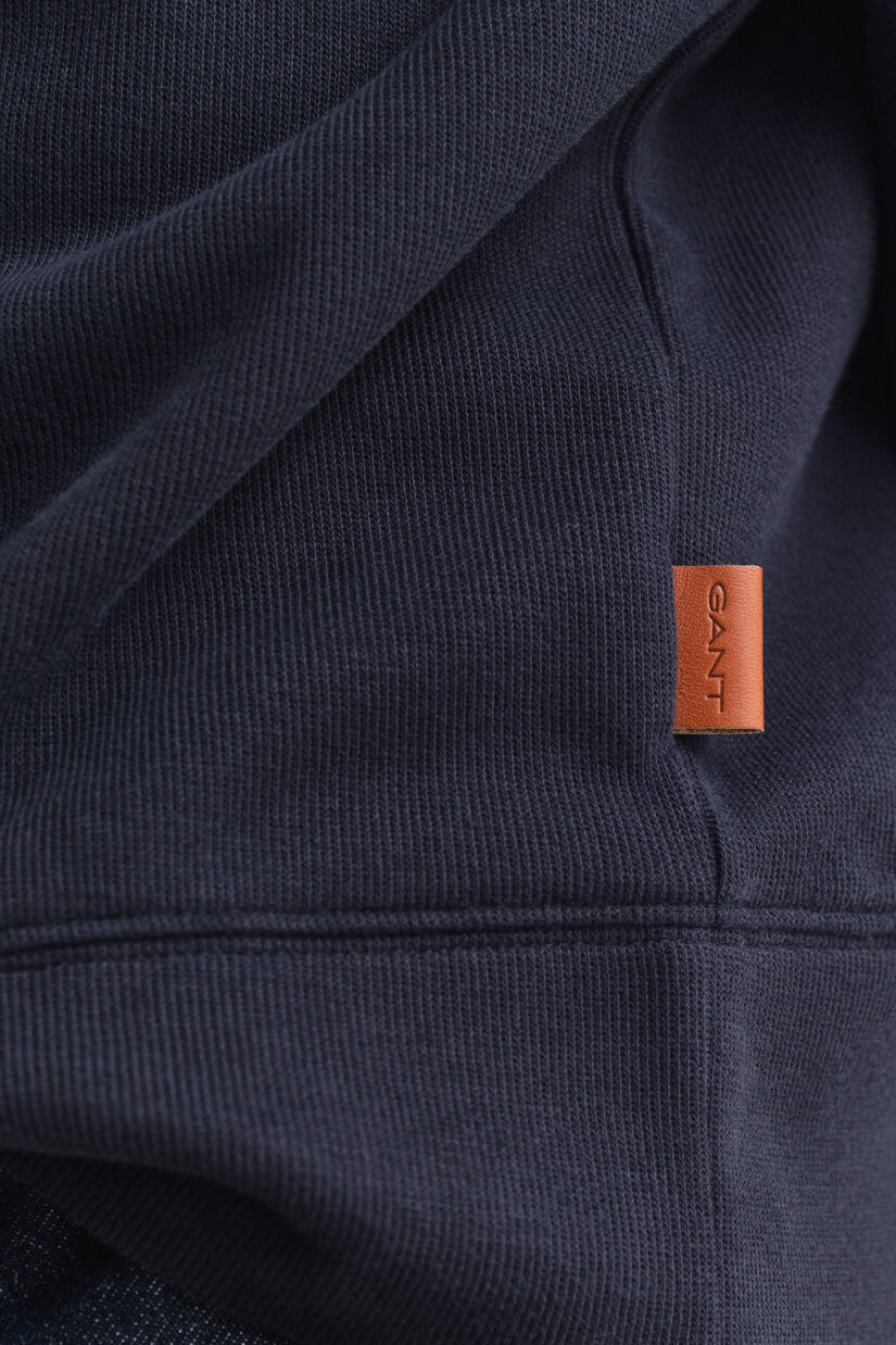 Sweat-shirt &agrave; demi-zip Sacker Rib