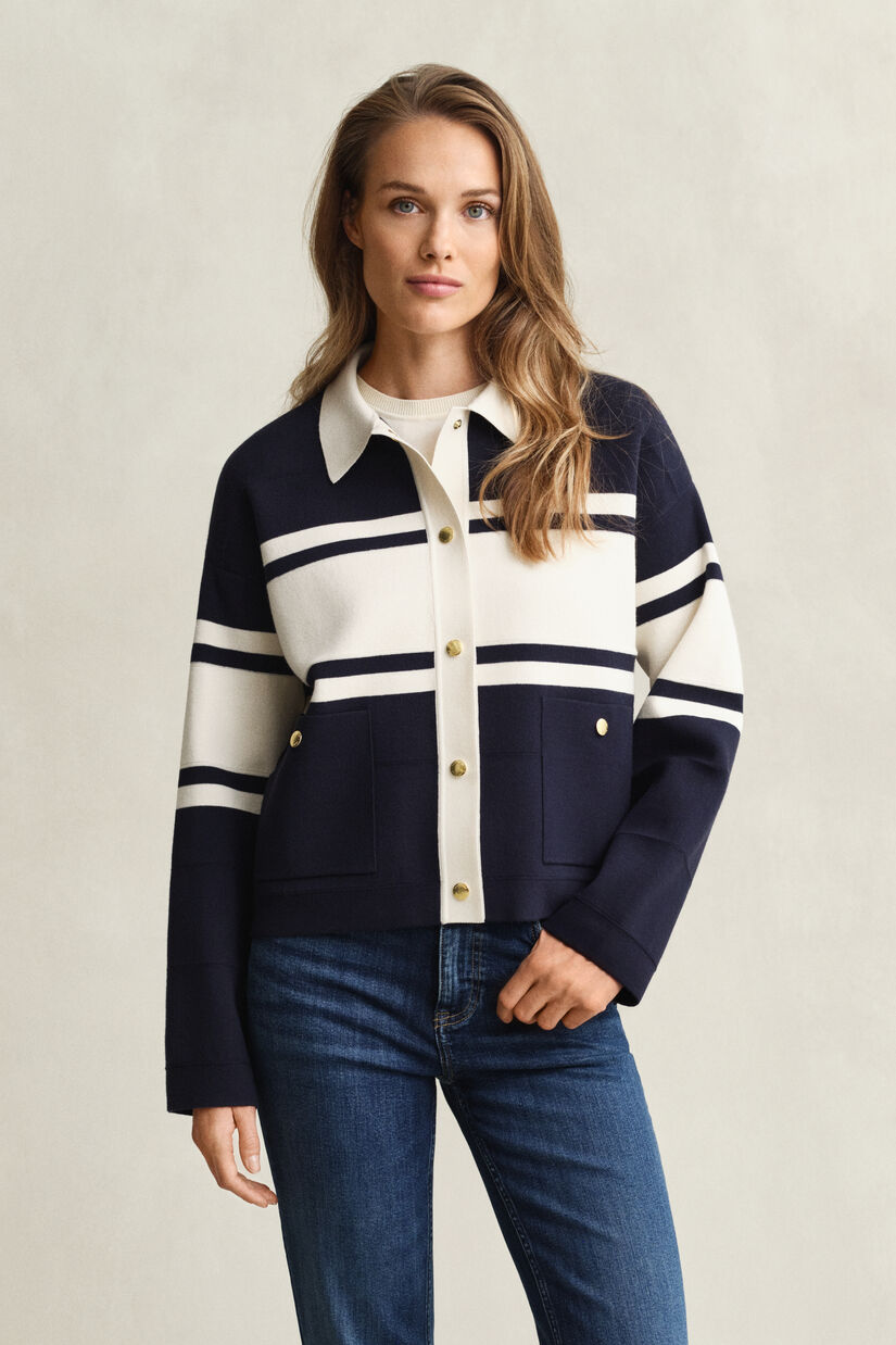 Cardigan Color Blocked