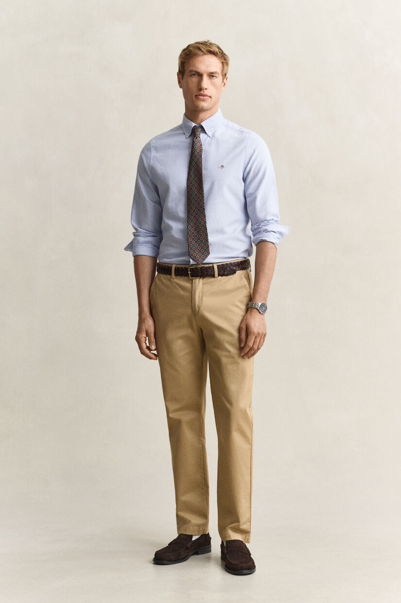 Pantalon chino &eacute;l&eacute;gant coupe regular