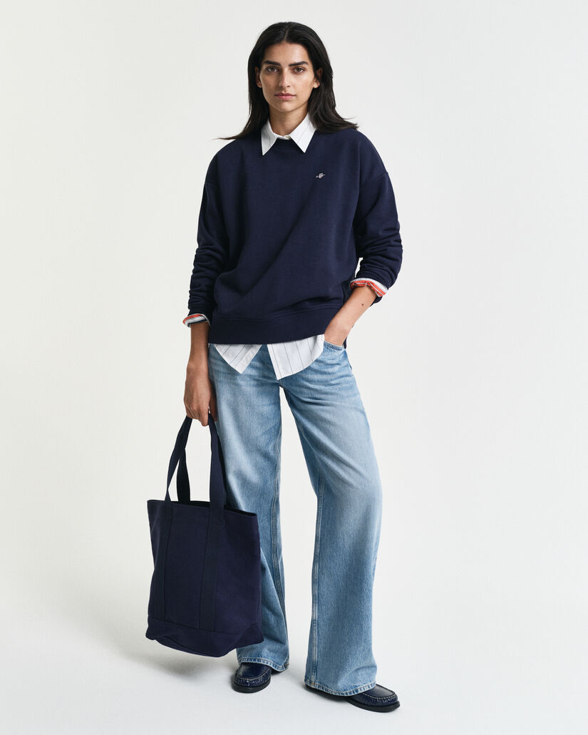 Sweat-shirt avec &eacute;cusson