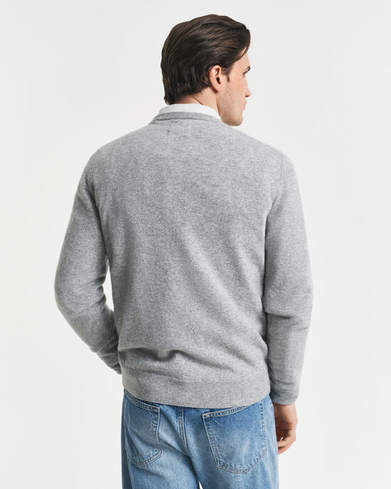 Pull ras du cou en laine d'agneau ultrafine