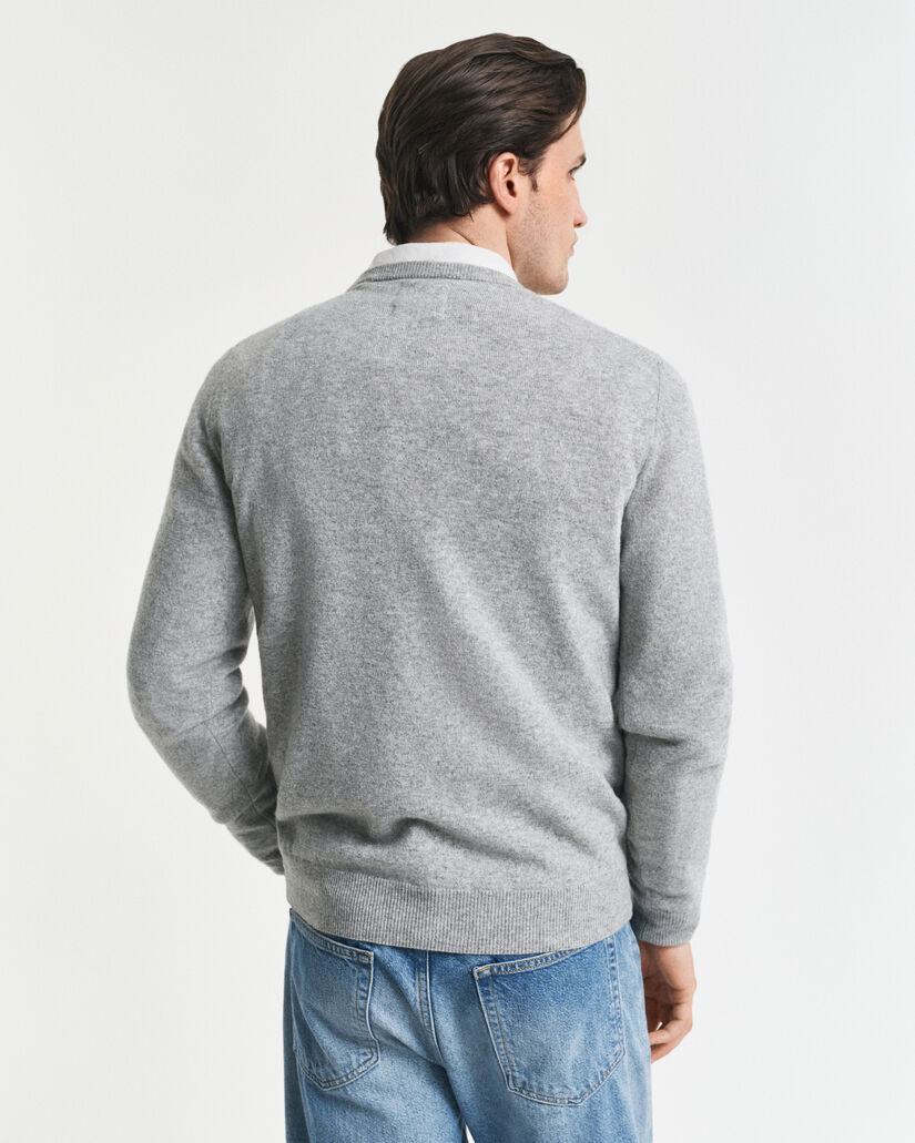 Pull ras du cou en laine d'agneau ultrafine