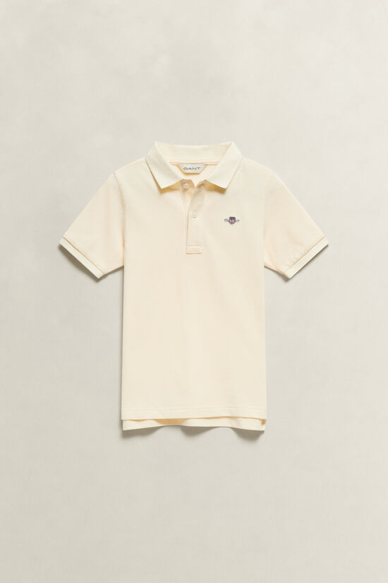 Polo en coton piqu&eacute; Shield Enfant
