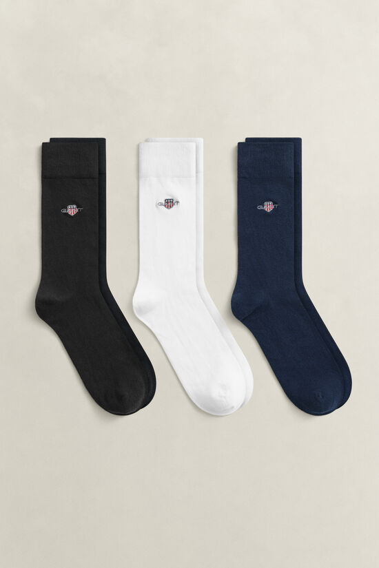 Lot de 3 paires de chaussettes avec &eacute;cusson