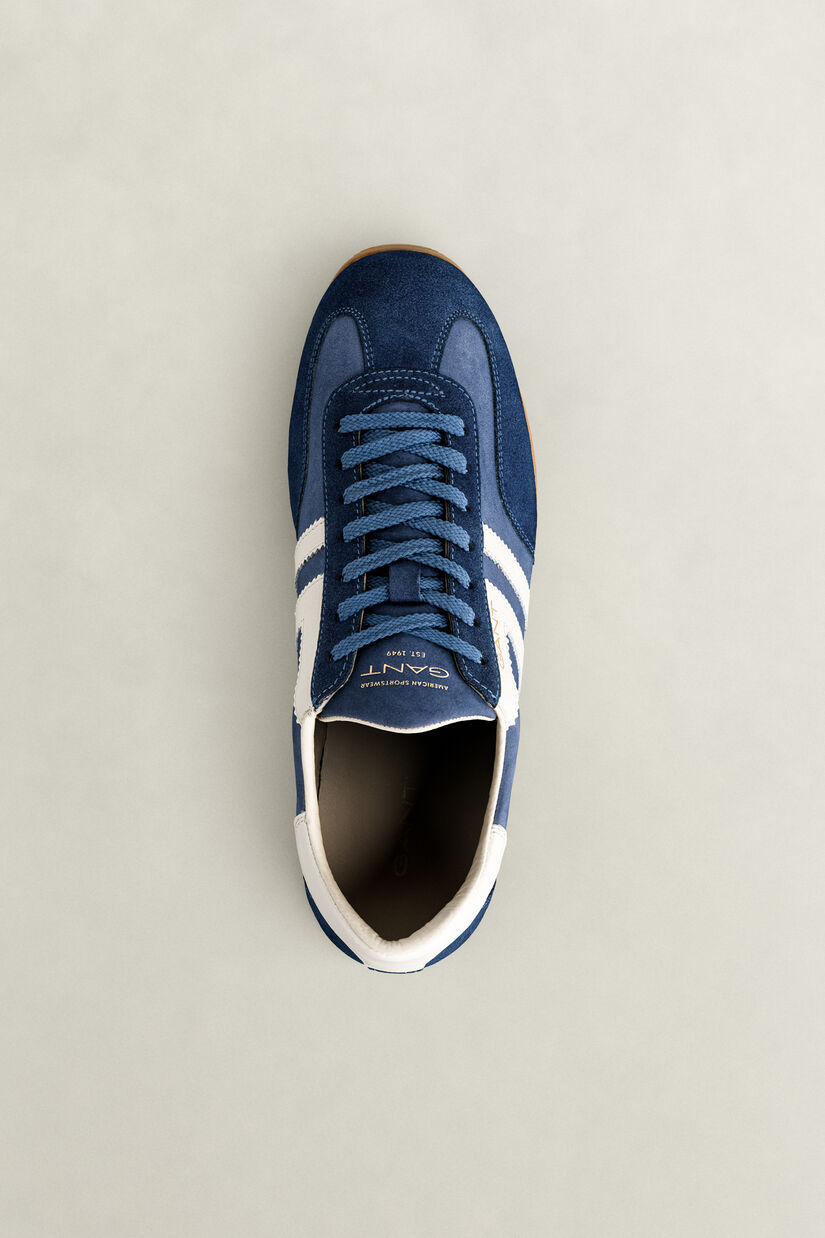Baskets en cuir et daim Spearclub
