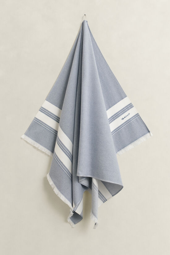 Serviette de plage &agrave; rayures Hammam