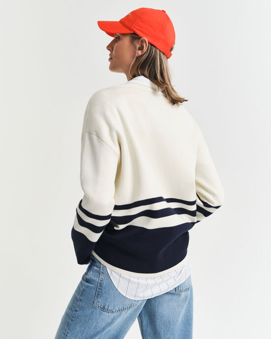 Cardigan col V GANT Varsity