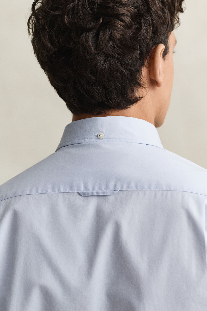 Chemise coupe slim en popeline classique
