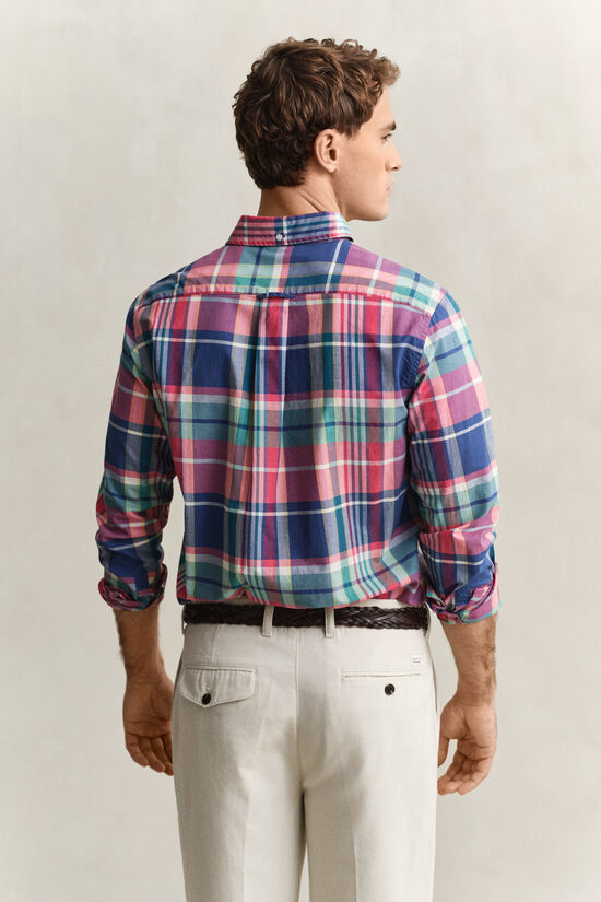 Chemise &agrave; carreaux madras