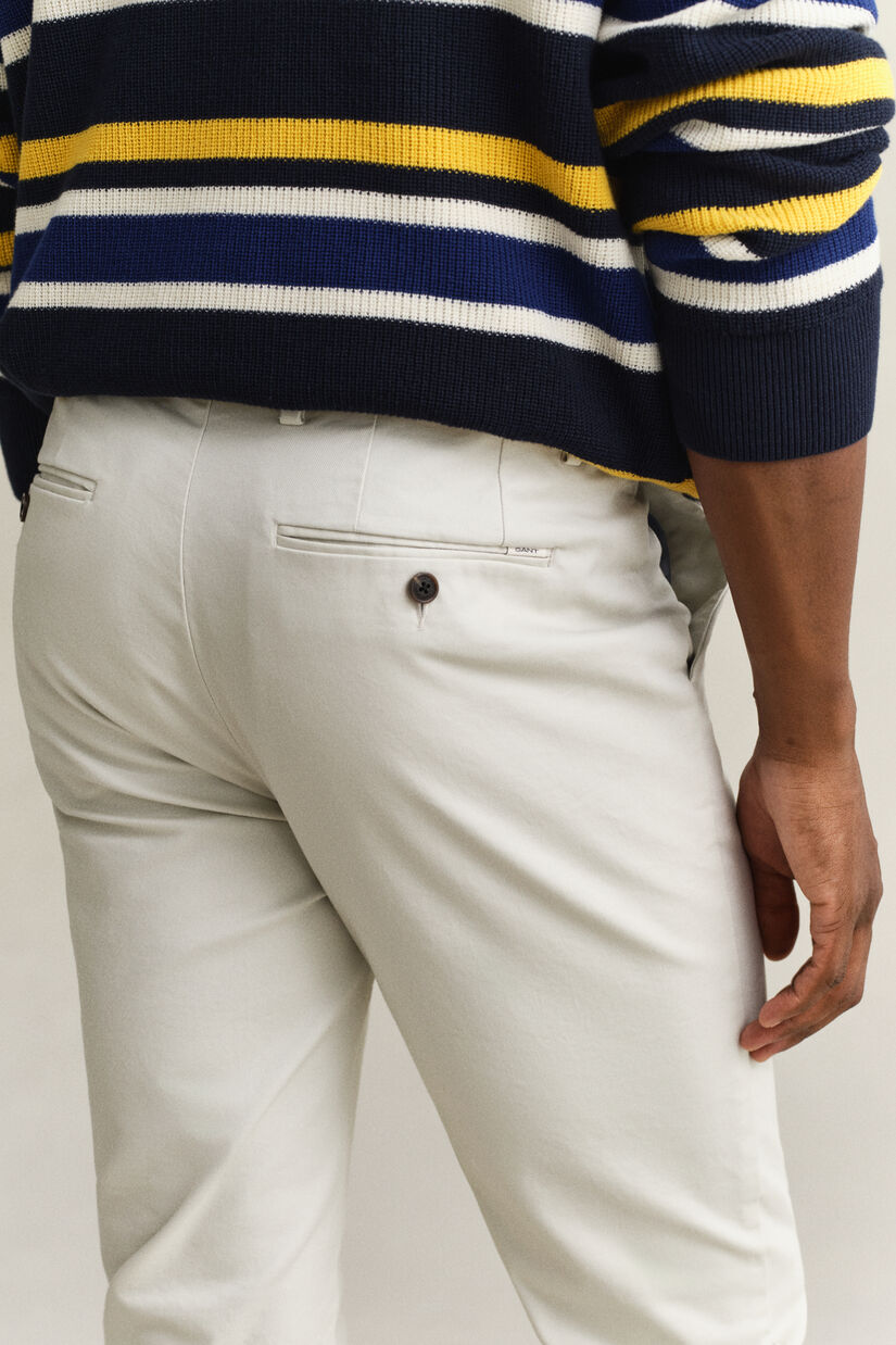 Pantalon chino &eacute;l&eacute;gant coupe slim