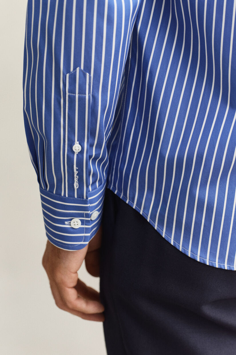 Chemise habill&eacute;e en popeline