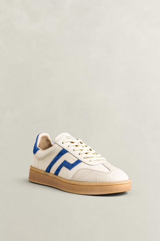 Baskets en cuir et daim Cuzima