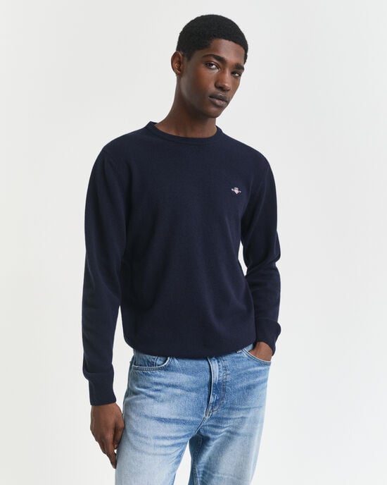 Pull ras du cou en laine d'agneau ultrafine