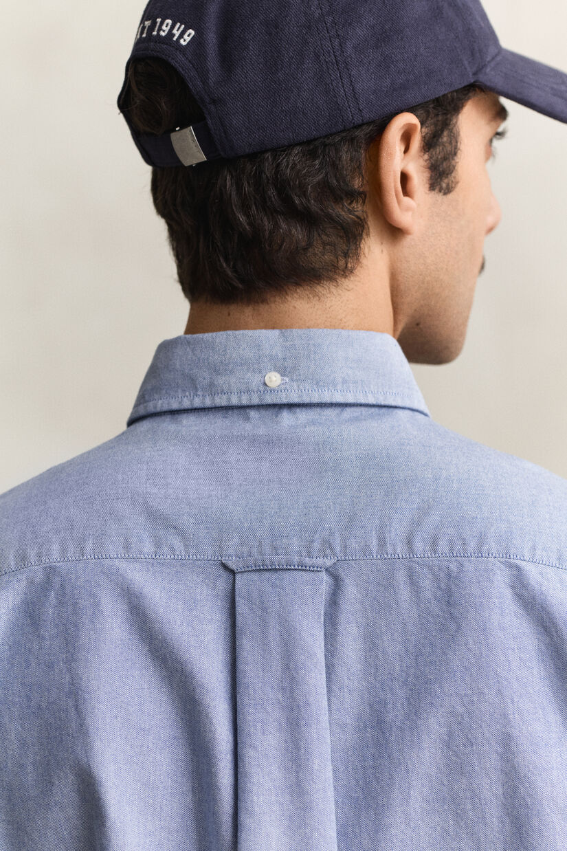 Chemise &agrave; manches courtes en coton Oxford classique