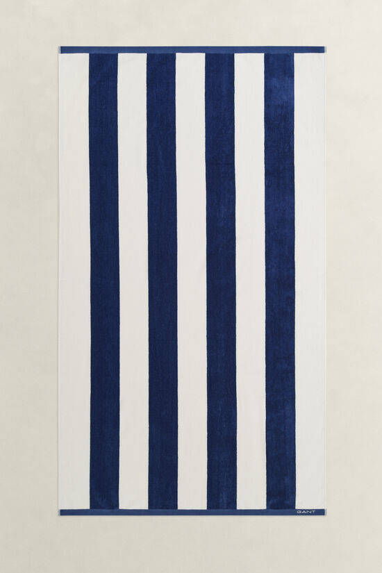 Serviette de plage &agrave; rayures &eacute;clatantes