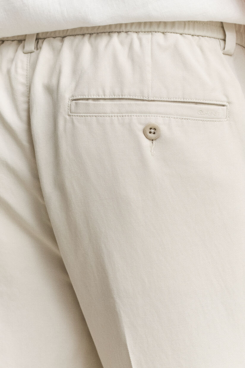 Pantalon en lyocell m&eacute;lang&eacute;