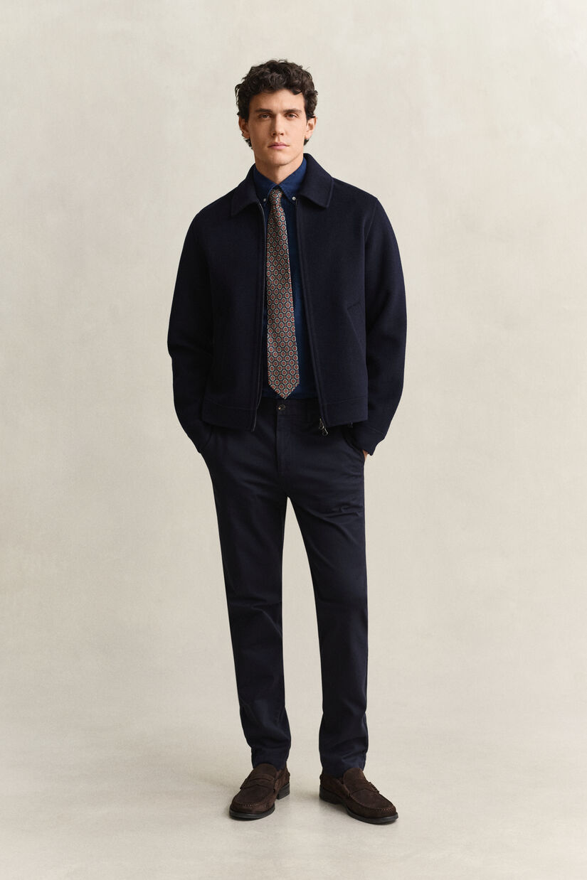 Pantalon chino &eacute;l&eacute;gant coupe slim