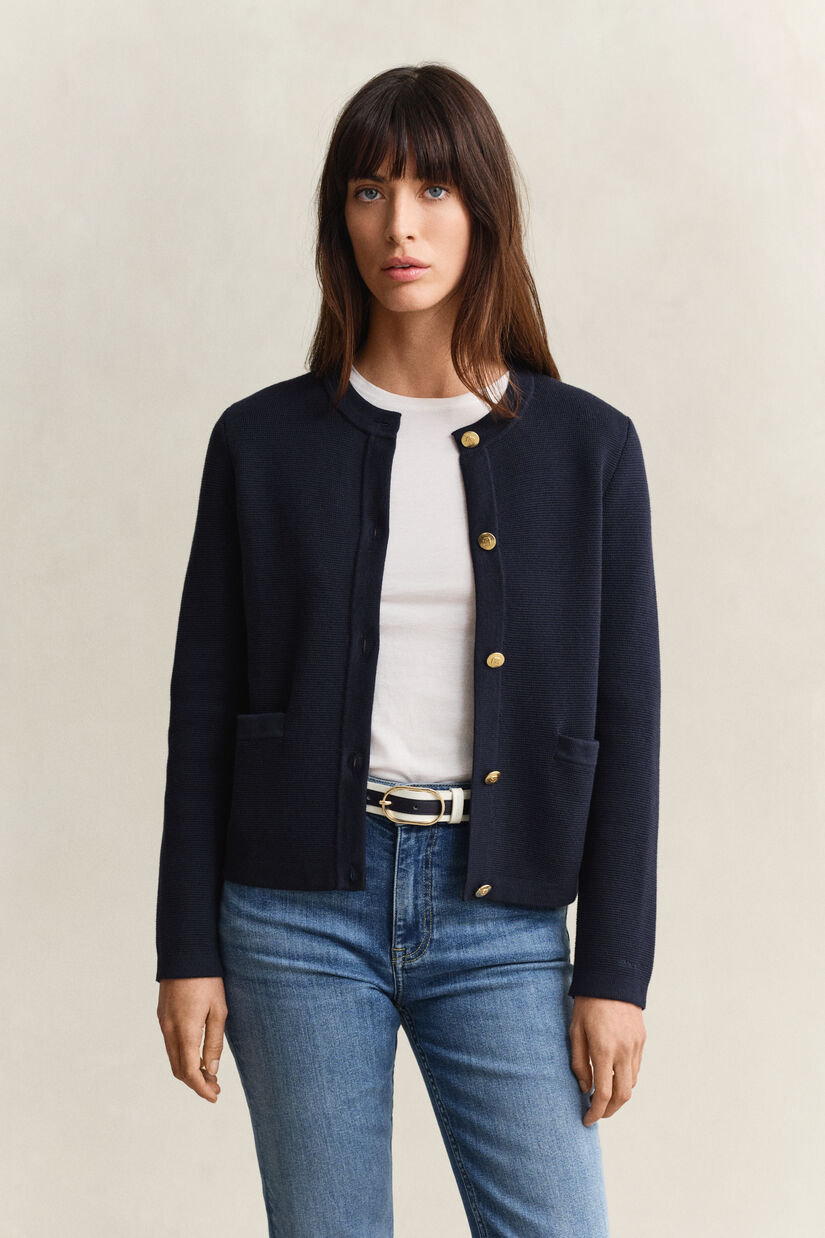 Veste en maille de coton