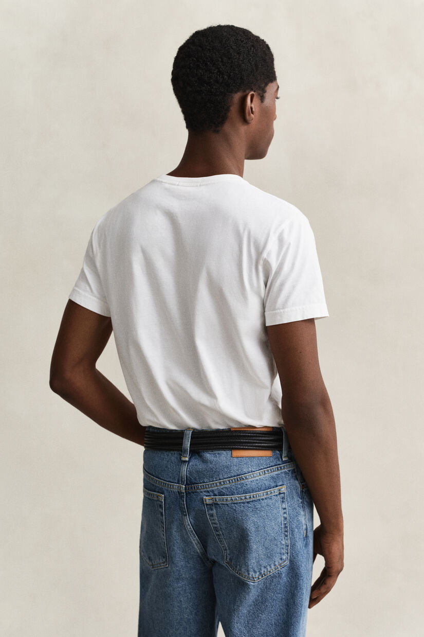 T-shirt coupe slim avec &eacute;cusson