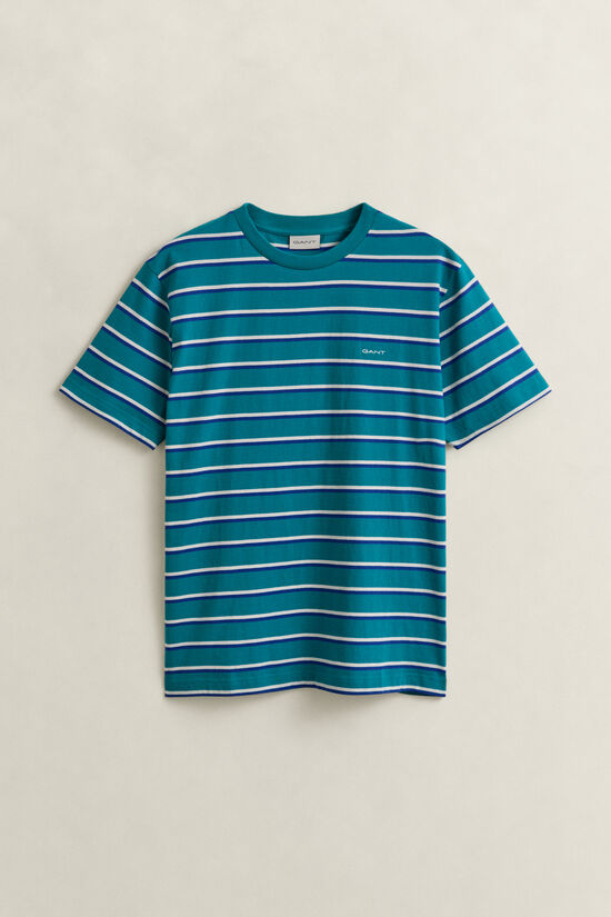 T-shirt &agrave; rayures multicolores