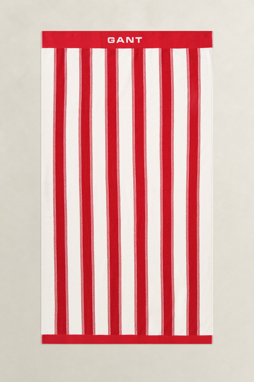 Serviette de plage &agrave; rayures Yacht